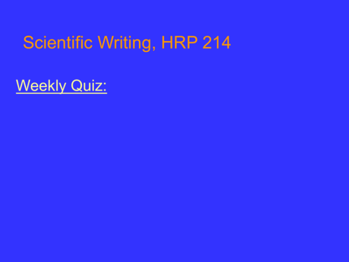 Phi 105 topic 6 writing styles quiz