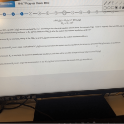 Ap chemistry unit 6 progress check mcq